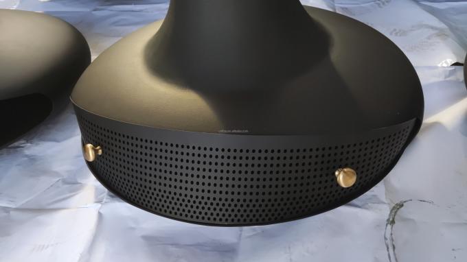 यूरोपीय काले मैट कार्बन स्टील तीन पक्षीय गैस चिमनी प्रोपेन गैस प्राकृतिक गैस चिमनी 6