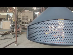 यूरोप हैंगिंग वुड बर्निंग स्टोव डेकोरेटिव सीलिंग सस्पेंडेड फायरप्लेस