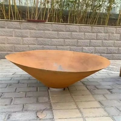 Corten Steel Fire Pit BBQ Barbecue Grills For Outdoor Cooking